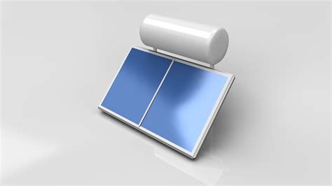 Solar Water Boiler 3D model | CGTrader