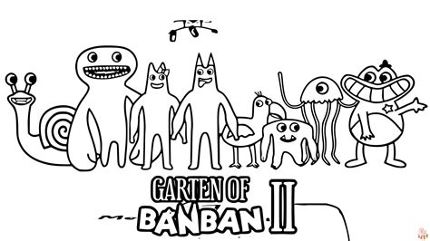 Unleash Creativity With Garten Of Banban Chapter 2 Coloring Pages