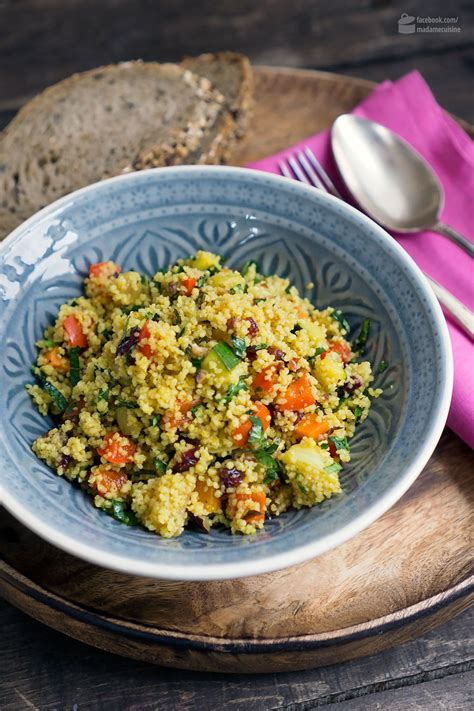 Orientalischer Couscous Salat Mit Ger Stetem Gem Se Madame Cuisine