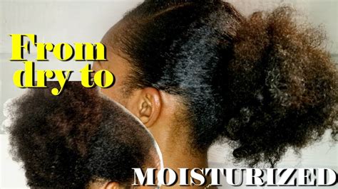 How To Moisturize Dry Natural 4b4c Hair In 4 Easy Steps ️jah Nette Youtube