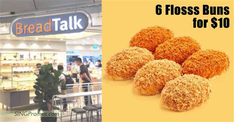 (EXPIRED) BreadTalk Flosss buns are going at 6-for-S$10 in celebration ...