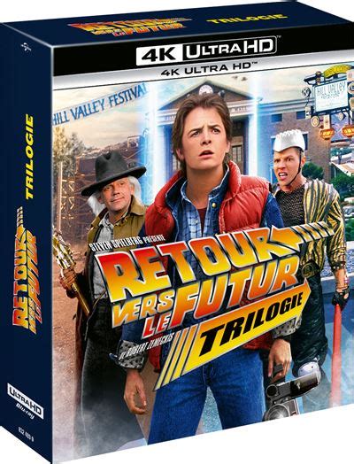 Coffret Retour Vers Le Futur Trilogie Blu Ray K Ultra Hd Blu Ray K