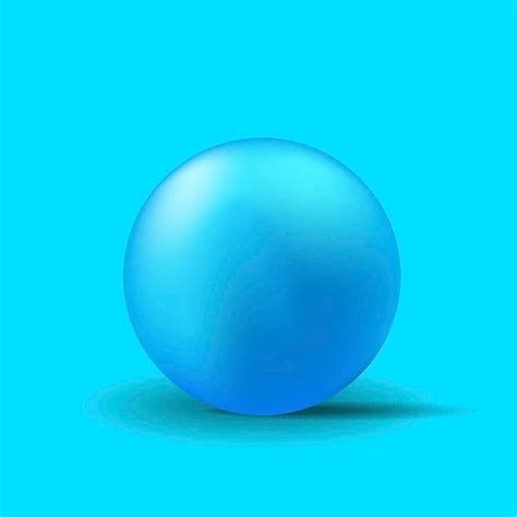 Premium Vector Blue Sphere Vector 3d Future Technology Circle