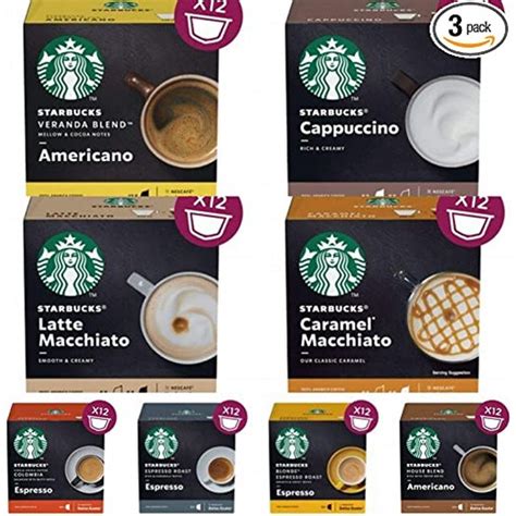 Starbucks Dolce Gusto Pods Nescafe Dolce Gusto Capsules Caramel Macchiato Espresso