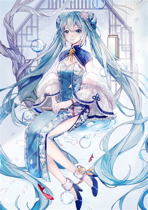 Hatsune Miku Vocaloid Drawn By Mamenomoto Danbooru