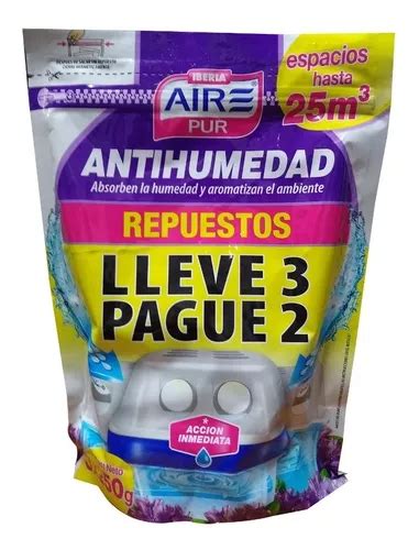 Antihumedad Repuesto Aire Pur 3x2 Granulado Air Pure Grande