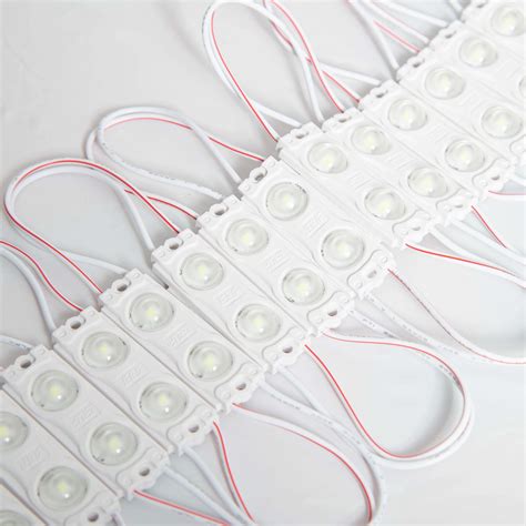 Модуль светодиодный ELF 2SMD диод 2835, с линзой, 160гр.,12В, IP 65 ...