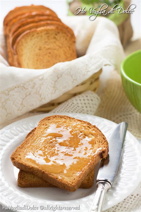 Fette Biscottate Fatte In Casa Ricetta Ho Voglia Di Dolce