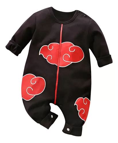 Disfraz Enterito Beb Akatsuki Anime Naruto Pijama Cuotas Sin Inter S