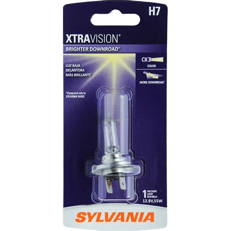 Sylvania Xtra Vision H W One Bulb Head Light High Beam Replace