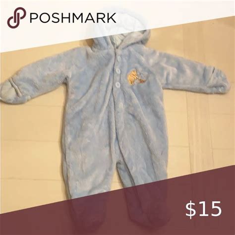 Winnie The Pooh Sleeper Foot Pyjamas Onesie Pajamas Footie Pajama