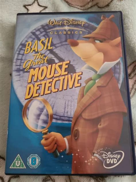 DISNEY BASIL THE Great Mouse Detective DVD 2002 John Musker Cert U 5