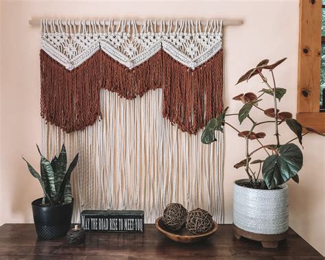 Macrame pared colgante Boho decoración del hogar Etsy España