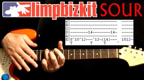 Limp Bizkit Sour Guitar Lesson Guitar Tabs Guitar Tutorial Guitar