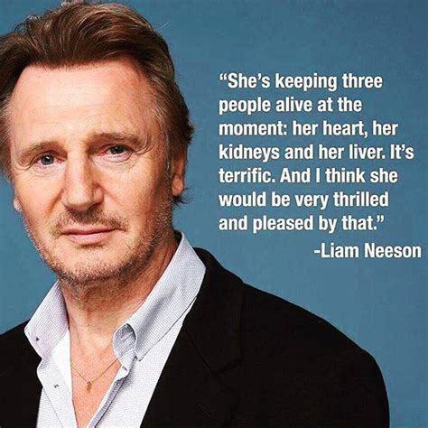 Liam Neeson Dit Que Le Travail L A Aid Faire Face La Mort De Sa