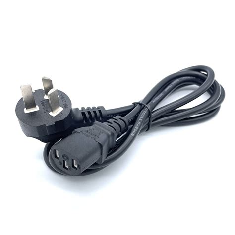 Cpu Power Cord Monitor Power Cable Pc Power Cord Connecting Line