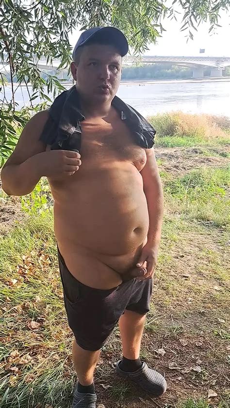 Bear Masturbating On The River Bank Gay Beach Porn Feat MisekMlutek XHamster