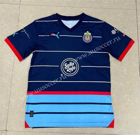 S Xl Deportivo Guadalajara Nd Away Royal Blue Thailand