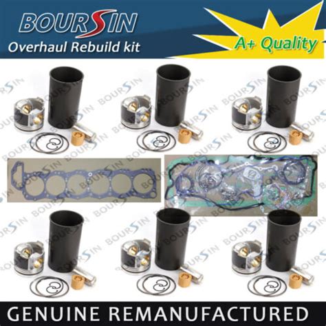 Fit Hino J E Engine Overhaul Rebuild Kit W Full Gasket