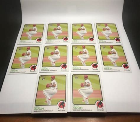 Topps Heritage High Number Rc Lot X Joan Adon Washington