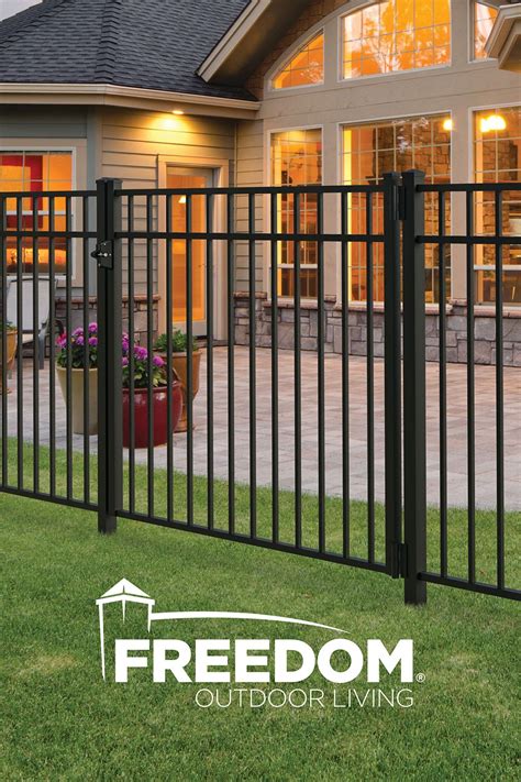 New Haven Aluminum Fence Panel Aluminum Fence Freedom Outdoor Living For Lowes Aluminum