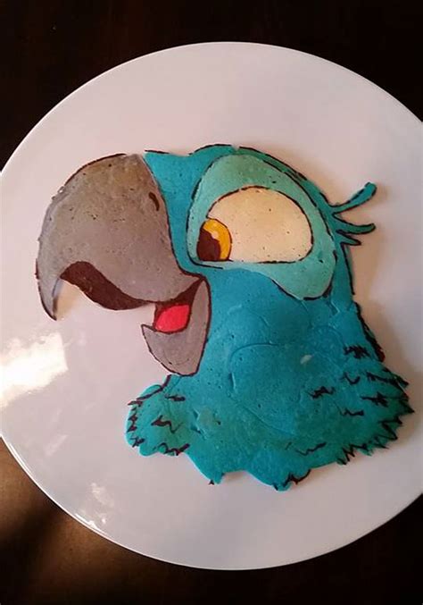 Dad Makes Colorful Animal Pancakes For His Kid