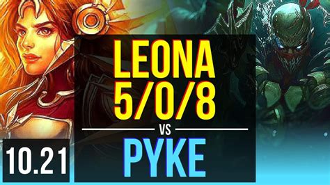 Leona Ashe Vs Pyke Samira Support M Mastery