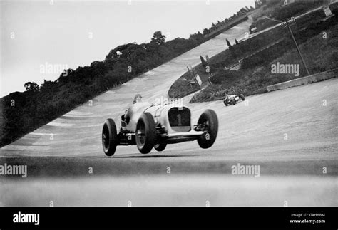 John Cobb In Napier Railton Speed Miles Race Brooklands Hi Res Stock