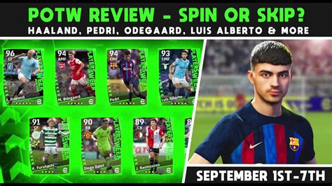 Efootball Potw Pack Review September Youtube