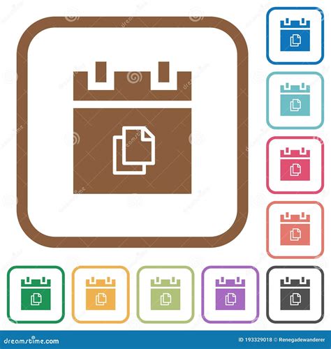 ícones Simples De Item De Programação Duplicada Ilustração do Vetor