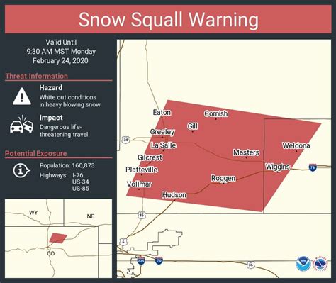 Snow Squall Warning Issued For Northern Colorado Greeley Tribune