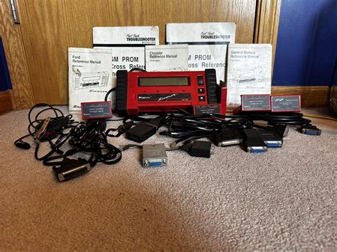 Snap On Obd Diagnostic Scanner Mt2500 W Cords Cartridges User Manual And Case Ebay