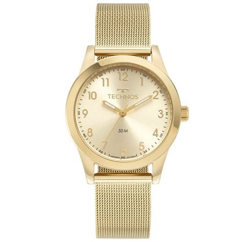 Relógio Technos Feminino Boutique Dourado 2035MUS 1X