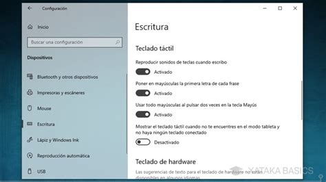 Windows 10 cómo activar el teclado táctil y en pantalla