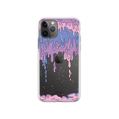 Slime Purple Iphone Case Paint Drip Etsy Uk