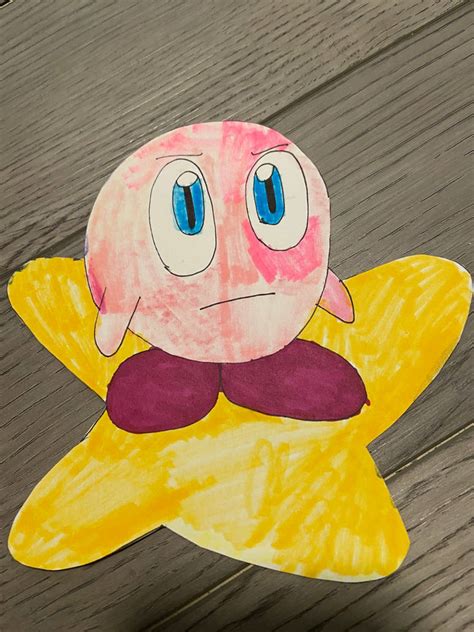 Kirby Riding Star By Haros98 On Deviantart