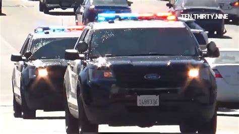 Lapd Units Responding Code 3 Youtube