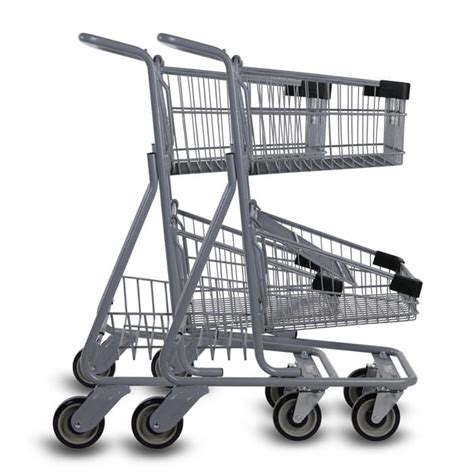 Express4546 Two Tier Wire Shopping Cart Versacart