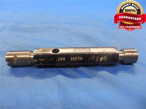 5 8 24 UNEF 2B SPL SPECIAL THREAD PLUG GAGE 625 GO NO GO P D S