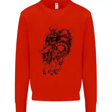 Odin the Viking on Horseback Valhalla Gods Mens Sweatshirt Jumper - Walmart.com