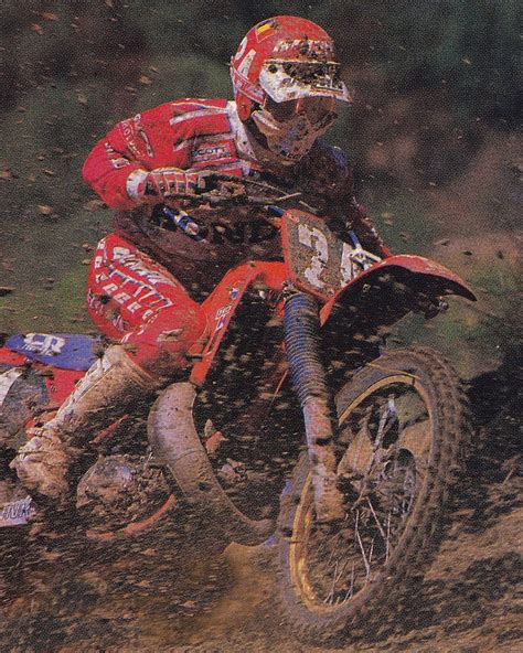 Eric Geboers On His Way To The 250 World Motocross Title In 1987 Mike