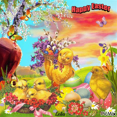 Vintage Chicks Happy Easter  2023 Pictures Photos And Images For