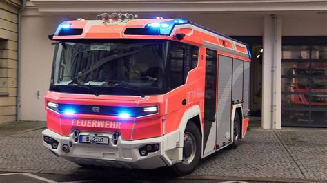 Bullhorngru Elhf Berliner Feuerwehr Lrw Mitte Youtube