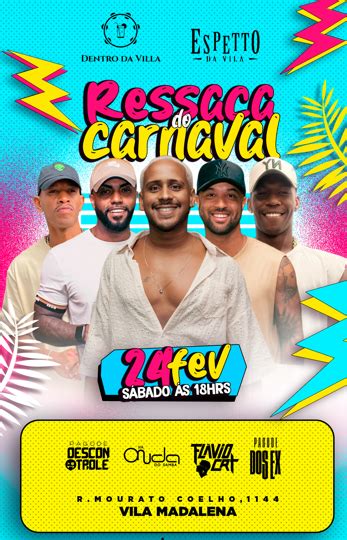 Ressaca De Carnaval Em S O Paulo Sympla