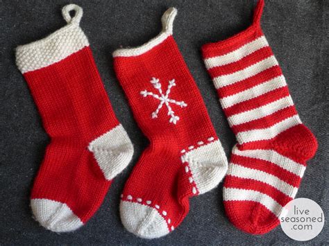 Free Knitting Patterns For Christmas Stockings Easy Knit Christmas