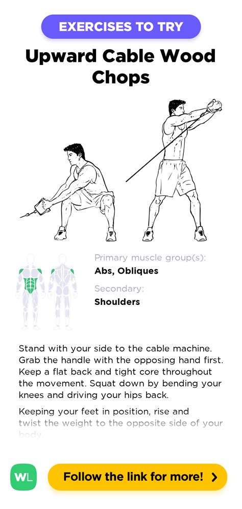 Upward Cable Wood Chops – WorkoutLabs Exercise Guide