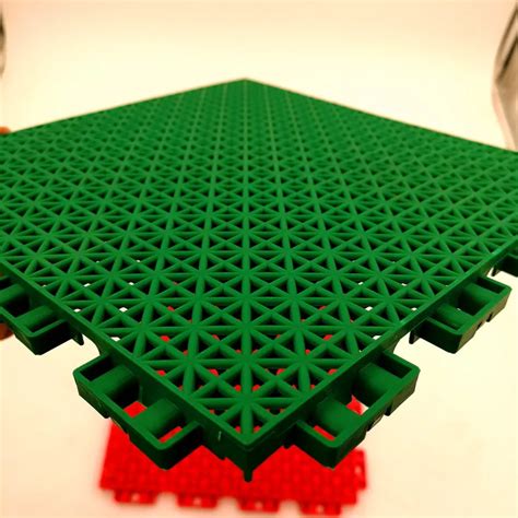 Plastic Interlocking Floor Tiles