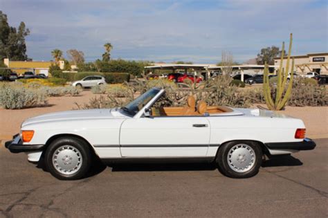 Mercedes Benz Sl K Original Miles Arctic White Both