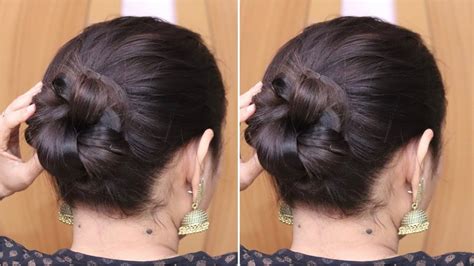 Easy Perfect Juda Hairstyle For Long Hair Formal Hair Style Girl