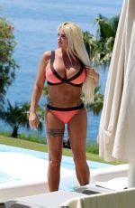 Katie Price In Bikini At A Pool In Turkey Hawtcelebs